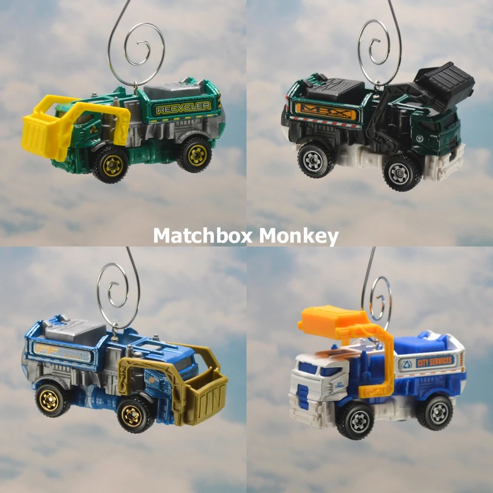 Garbage Recycle Refuse Trash Truck Custom Christmas Ornament Adorno Waste Hauler - Image 1 of 1