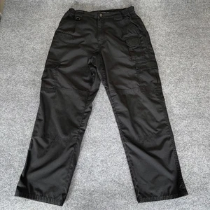 5.11 Taclite Pro Pantaloni Uomo 32x30 (Adatti 30x28.5) Nero Cargo Abbigliamento da Lavoro Ripstop - Foto 1 di 9