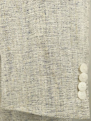 Abrigo Blazer Deportivo Vintage Lacrosse Seda Tweed Para Hombre 42/43L Beige Chaqueta 2 Botones Foto 1 de 4