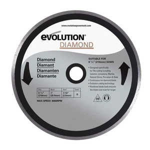 Evolution DB210 Diamond Cutting Blade for Rage 3S 210mm - Picture 1 of 2