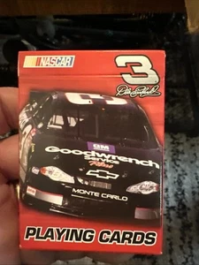 Bicicleta #3 Dale Earnhardt Sr. Tarjetas de juego selladas - Imagen 1 de 1