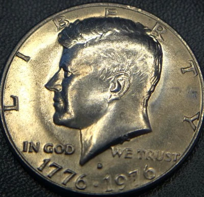1976-D Bicentennial Kennedy Half Dollar – Flashy Uncirculate Luster | Prooflike! - Image 1 of 4