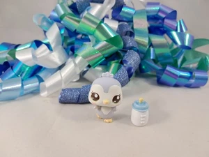 Littlest Pet Shop Cutest Pets Tiny Baby Penguin Light Purple and White #2557 - Picture 1 of 3