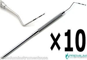 10× Sonda dental CPITN Marcado codificado por colores Instrumentos de diagnóstico de punta redonda - Imagen 1 de 3