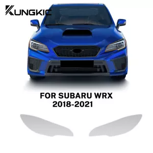 For Subaru WRX 2018-2021 Headlights Precut Paint Protection Film TPU Clear PPF - Picture 1 of 11