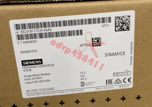 EIN NEUES SIEMENS EINZELMOTORMODUL 6SL3120-1TE24-5AA3 6SL3 120-1TE24-5AA3 - Bild 1 von 3