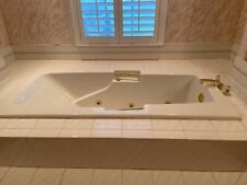 Whirlpool bath tub- 72” white surface mount- used