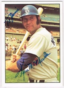 Original Autograph of Ken McMullen of the LA Dodgers on a 1975 SSPC Card - Picture 1 of 2