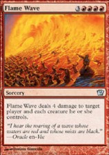 FLAME WAVE X4 4 4X 9th Edition MTG Magic the Gathering Cards DJMagic