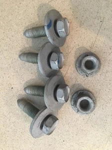 2010-2025 OEM Dodge Ram 2500 3500 Pickup Truck Rear Bumper Mounting Bolts - Picture 1 of 4