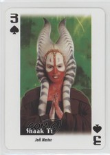 2007 Cartamundi Star Wars Playing Cards Rebel Alliance Shaak Ti #3S 0a2