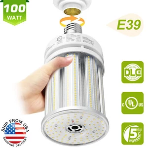 100W LED Corn Light Bulb Replace 400W MH/HPS for Basement Gas Station Warehouse - Picture 1 of 11