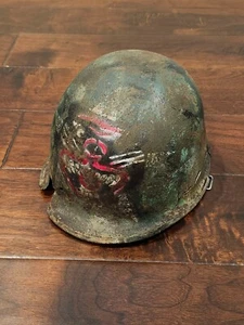 Original Vietnam War Relic South Vietnamese ARVN Ranger M1 Helmet Shell - Picture 1 of 9