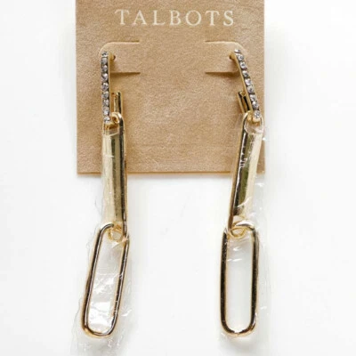 Nuevos pendientes colgantes geométricos Talbots regalo moda mujeres fiesta vacaciones joyería Foto 1 de 3