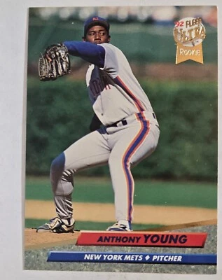 1992 Fleer Ultra - #238 Anthony Young - Image 1 of 2