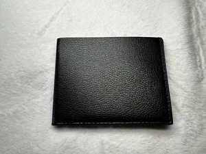 Men’s Black Leather Wallet - Picture 1 of 4