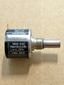 2 Stück Potentiometer SP-elettronica - MODEL 533 3 - 10K Ohm - 5% - 3 Turn - Picture 1 of 2