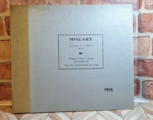 Columbia Masterworks Mozart Quintett in g Minor 78 RPM 1943 Buchsatz Budapest - Bild 1 von 18