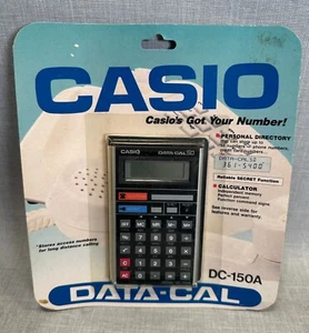 NOS! VERSIEGELT! Casio DC-150A DATA-CAL Taschenrechner Persönliches Verzeichnis Organizer - Bild 1 von 7