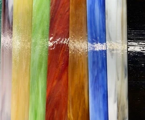 6"x8" - 8 Variety Glass Pack - Stained Glass Sheets - Picture 1 of 2
