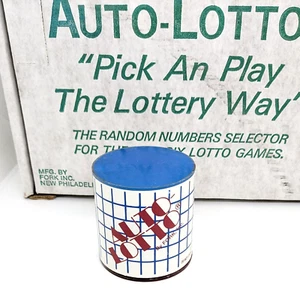 Auto-Lotto Vintage Random Numbers Selector Made In New Philadelphia, Ohio USA - Picture 1 of 5
