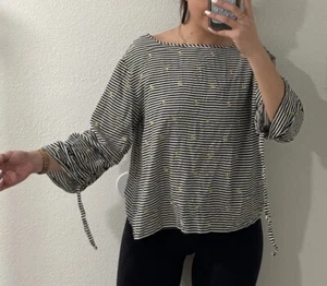 Damen Nanette Lepone schwarz weiß gestreift Small S - Bild 1 von 8