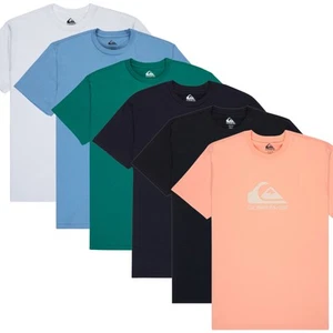 Quiksilver Mens Ev Comp Logo Short Sleeve T-Shirt - Picture 1 of 13
