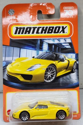 Matchbox Porsche 918 Spyder #77/100 2022PORSCHE/Tailandia MB 70 AÑOS Foto 1 de 3