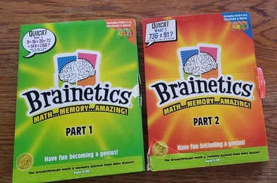 SISTEMA DE MATEMÁTICA E MEMÓRIA BRAINÉTICA Parte 1 e 2 Leia Desc para Condição e Whats Incl.  - Imagem 1 de 4