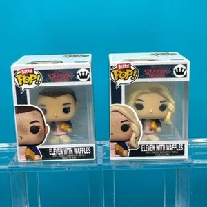 Funko Bitty Pop Stranger Things Eleven Waffles And Wig 1/3 Chase Lot - Picture 1 of 2