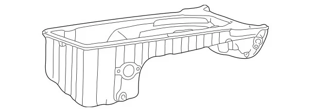 Cacerola de aceite original Mercedes-Benz 111-010-10-13 Foto 1 de 1