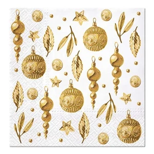 Servietten Dekorationen Weihnachten IN Papier 3 2 Lagig 33x33 CM 20 Stücke - PAW - Bild 1 von 4