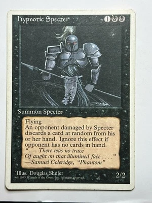 Hypnotic Specter Fourth Edition 26 Regular MTG Card MP-LP - Image 1 of 2