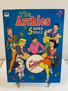 ORIGINAL 1969 THE ARCHIES PAPER DOLL BOOK UNCUT WHITMAN PUB. CO - Picture 1 of 6