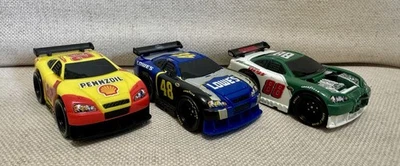 🔥JAKKS Pacific~NASCAR~Pintura comercial~Earnhardt Jr~Harvick~Johnson~Juego de 3 Foto 1 de 4