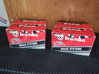 1997 - 2012 保时捷布雷博 996 986 987 前后红色制动卡钳套装  — 第 1/4 张图片