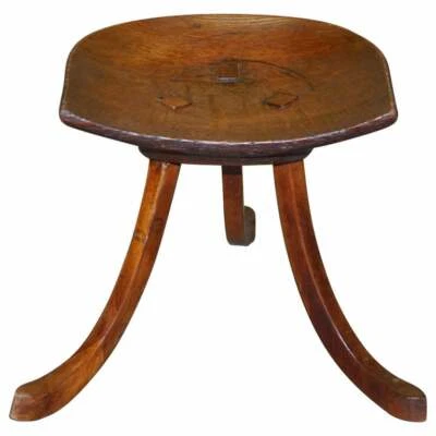 FULLY RESTORED LIBERTY'S LONDON THEBES STOOL L WYBURD ORIGINAL ANTIQUE VICTORIAN - Image 1 of 4