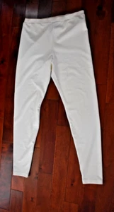 Ralph Lauren Leggings Corduroy Stretch Women's Size Large Ivory summer - Picture 1 of 7