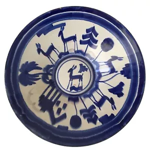 1920's Else Dörr Velten Vordamm Ceramic Centerpiece Spritz Decor Majolica Bowl - Picture 1 of 20