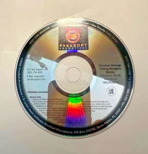 Curious George Young Readers Series Win 95/98 Mac Freesoft Promotions (PC, 2000) - Picture 1 of 1
