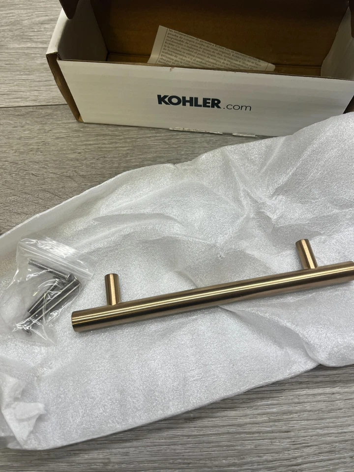 Tirador de gabinete de manija central a central de 5 pulgadas Kohler Components K-25498-BV Foto 1 de 1