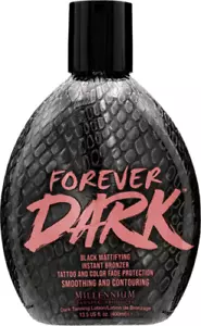 Millennium FOREVER DARK Tanning Bed Lotion Tattoo Color Fade Protect -13.5 oz - Picture 1 of 7