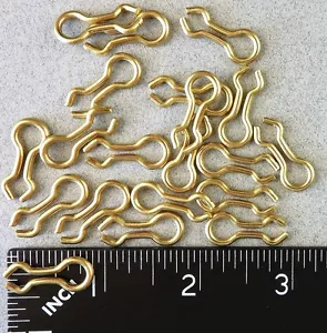 100 Count Size #3 Brass Sinker Eyes - Eyelets for Hilts & Do-It Lead Weight Mold - Picture 1 of 6