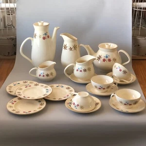 Vintage “Larkspur” by Franciscan, 8 Remaining Pieces, Mid-Century Modern Calif - Picture 1 of 7