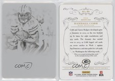 2013 Panini National Treasures Century Printing Plate Black 1/1 Randall Cobb #40