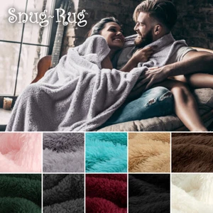 Sherpa Fleece Throw Blanket Large Soft Warm For Winter Sofa Bed Chairs Snug Rug - Picture 1 of 131