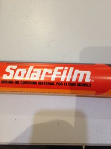 covering model aircraft with solarfilm