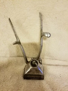VINTAGE OSTER MODEL B,No.1 CHROME MANUAL HAIR CLIPPER, U.S.A. Professional - Picture 1 of 4