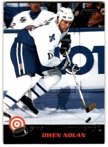 1992-93 Score Canadian Sharp Shooters Owen Nolan #12 Quebec Nordiques