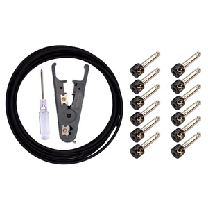 Kit de cable de pedal de guitarra sin soldadura paquete de 6 para pedalero ángulo recto y recto - Imagen 1 de 10